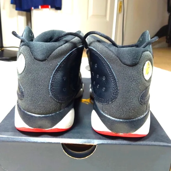 Nike Air Jordan 13 retro (PS) size 3y preschool Black/university red OG …