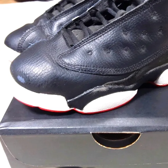 Nike Air Jordan 13 retro (PS) size 3y preschool Black/university red OG …