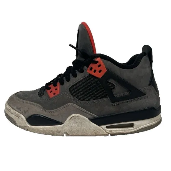 Nike Air Jordan 4 Retro GS Infrared Size 5Y 408452-061‎ GS Youth Kids Sneakers