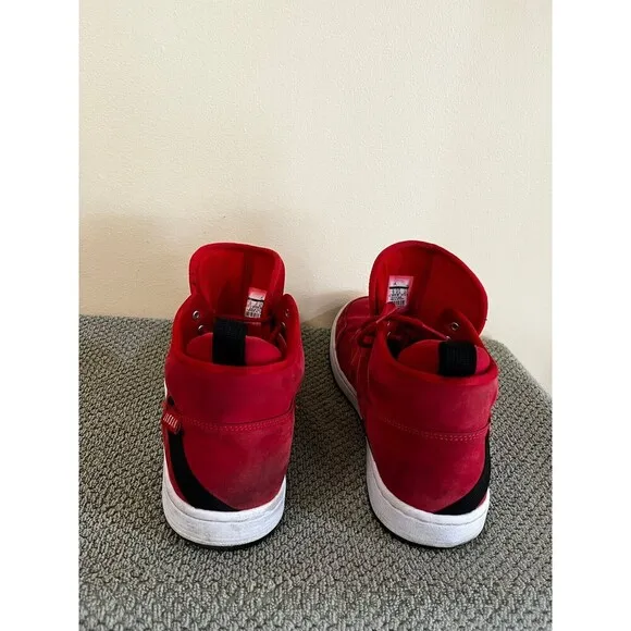 Nike Air Jordan Fadeaway Red Suede AO1329-601 Mens Sz. 13