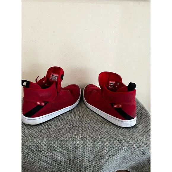 Nike Air Jordan Fadeaway Red Suede AO1329-601 Mens Sz. 13