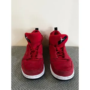 Nike Air Jordan Fadeaway Red Suede AO1329-601 Mens Sz. 13