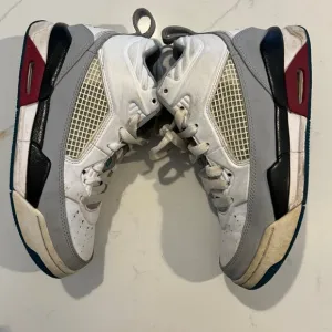 NIKE Air Jordan Flight Shoes - White Tropical - Youth 3.5