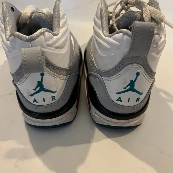 NIKE Air Jordan Flight Shoes - White Tropical - Youth 3.5