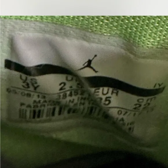 Nike Air Jordan Lime Green Sneakers