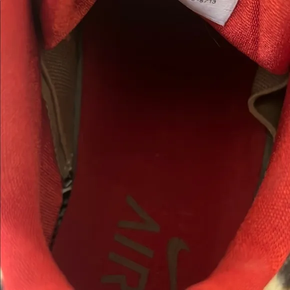 Nike Air Leopard Print Sneakers with Red Accents- Rare and Unique