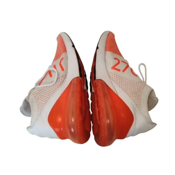 Nike Air Max 270 Flyknit Crimson Pulse Sneakers Women Size 10 Running AH6803 800