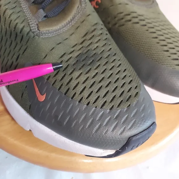 Nike Air Max 270 Olive and Orange Men's Shoes