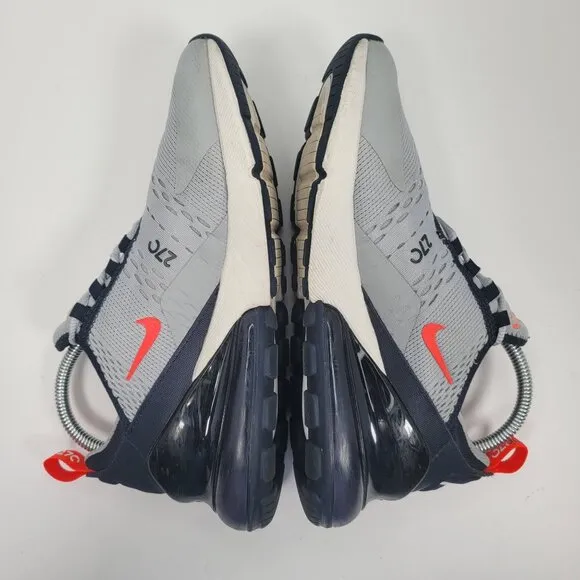 Nike Air Max 270 Youth Gray &amp; Black Sneaker 943345-028 US Size 6.5Y