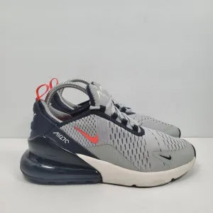 Nike Air Max 270 Youth Gray &amp; Black Sneaker 943345-028 US Size 6.5Y