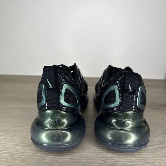 NIKE AIR MAX 720 GS THROWBACK FUTURE YOUTHS 5.5Y WOMENS SHOES SIZE 7 BLACK