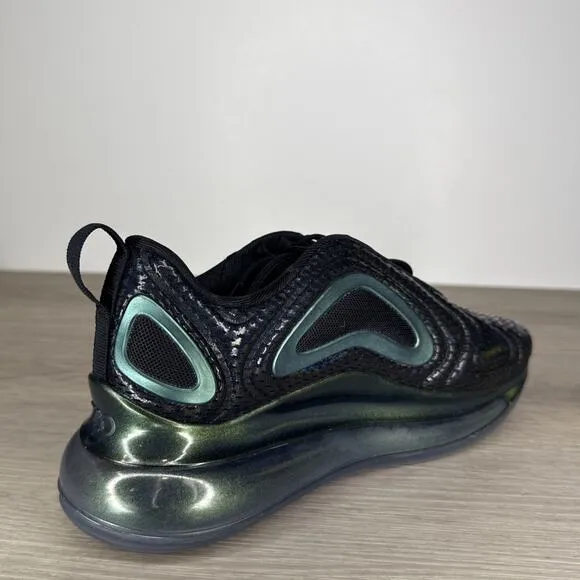 NIKE AIR MAX 720 GS THROWBACK FUTURE YOUTHS 5.5Y WOMENS SHOES SIZE 7 BLACK