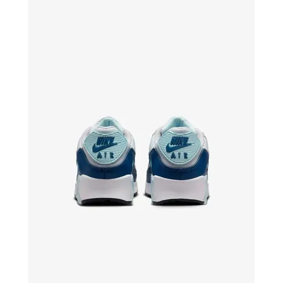 Nike Air Max 90 Shoes Platinum White Glacier Blue FN6958-001 Mens Size  10 NEW