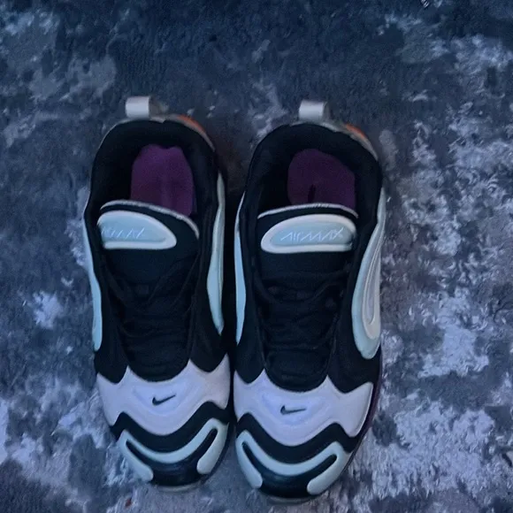 Nike Air Max Black and White Athletic Shoes