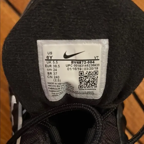Nike Air Max Black kids Shoes