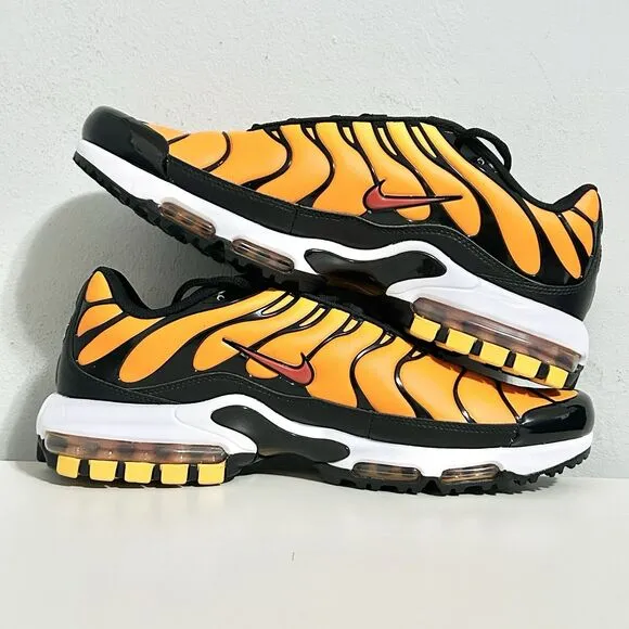 Nike Air Max Plus G “Sunset” Men’s Size 12 Spikeless Cushioned Golf Shoes