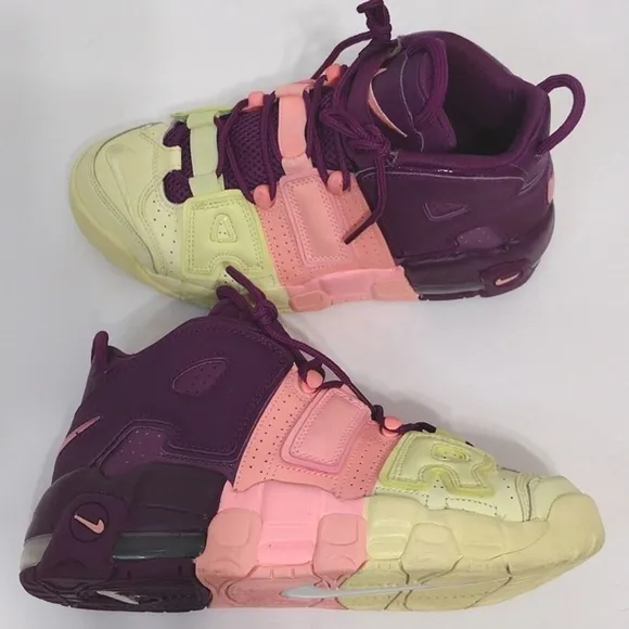 Nike Air More Uptempo Fruity Pebbles GS Lucky Charms Sneakers US 6Y, Womens 7.5