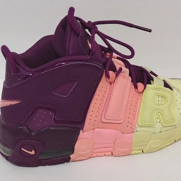 Nike Air More Uptempo Fruity Pebbles GS Lucky Charms Sneakers US 6Y, Womens 7.5