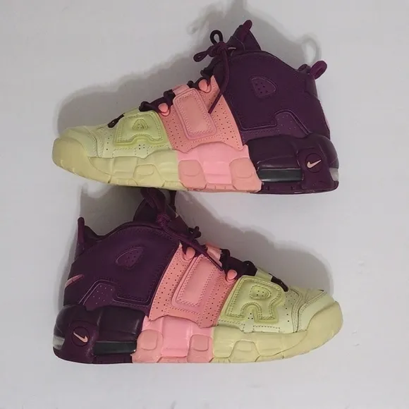 Nike Air More Uptempo Fruity Pebbles GS Lucky Charms Sneakers US 6Y, Womens 7.5