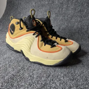 Nike Air Penny 2 Shoes Wheat Gold Orange Black DV7229-700 Men's Size 10.5