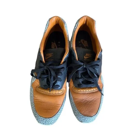 Nike Air Safari AO3295-001 Black Brown Orange Size 13 Animal Elephant