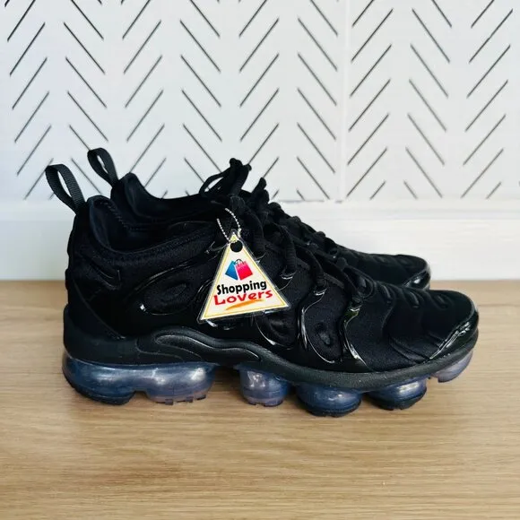 ⭐Nike Air VaporMax Plus Triple Black Shoes Sneakers Women’s Size 7 DH1063-001⭐