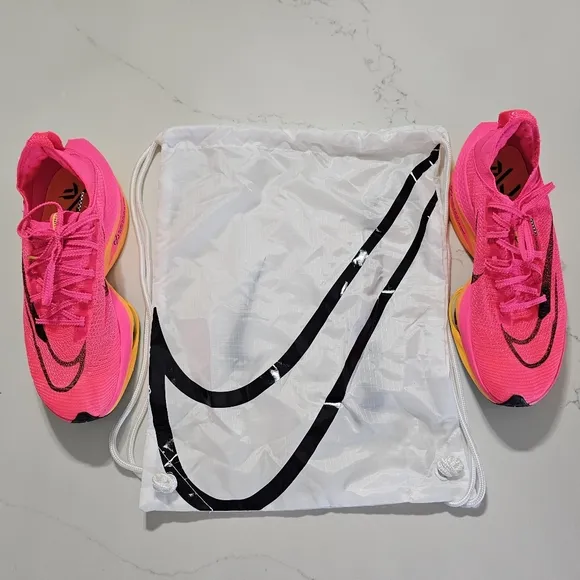 Nike Air Zoom Alphafly Running Shoee! Hot Pink/Orange. Women's 12/Men's 10.5 New