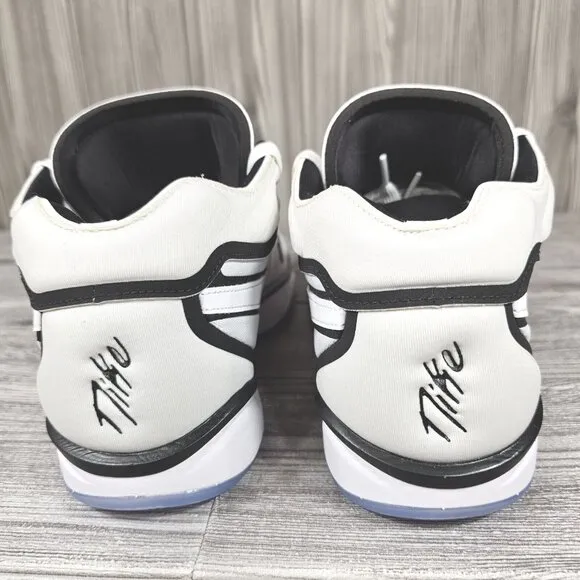 Nike Air Zoom GT Hustle 2 White/Black Baketball Shoes DJ9405-102 Men's Sz 8.5NEW