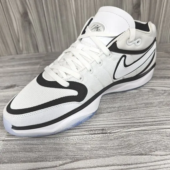 Nike Air Zoom GT Hustle 2 White/Black Baketball Shoes DJ9405-102 Men's Sz 8.5NEW