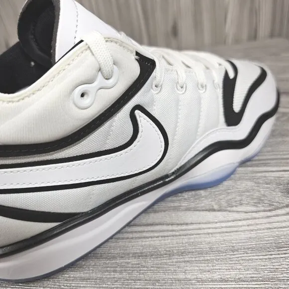 Nike Air Zoom GT Hustle 2 White/Black Baketball Shoes DJ9405-102 Men's Sz 8.5NEW