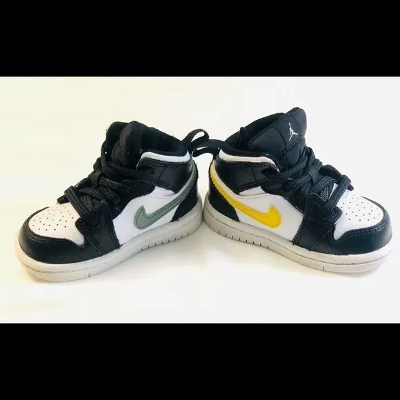 Nike Air Jordan Crayon Pk 1Mid TD Shoes Size 4C