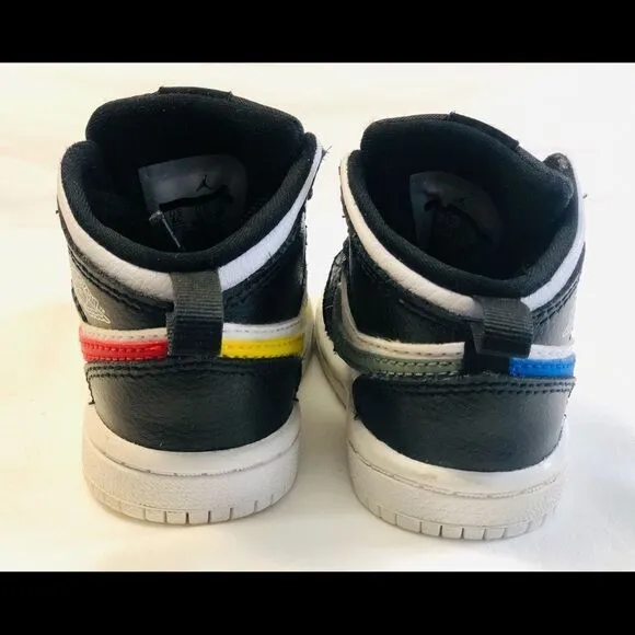 Nike Air Jordan Crayon Pk 1Mid TD Shoes Size 4C