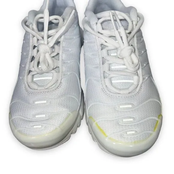 Nike Air Max Plus GS 'White Metallic Silver' AR1852-100 Youth 4.5 Women's 6