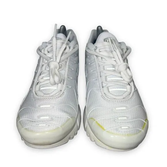 Nike Air Max Plus GS 'White Metallic Silver' AR1852-100 Youth 4.5 Women's 6