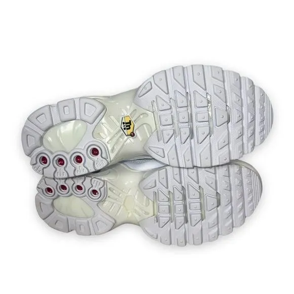 Nike Air Max Plus GS 'White Metallic Silver' AR1852-100 Youth 4.5 Women's 6