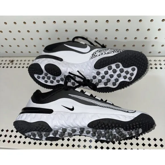 Nike Alpha Huarache Elite 4 Womens Indoor Softball Turf Shoes Size 8.5 Black