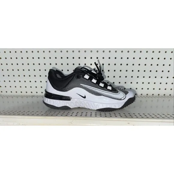 Nike Alpha Huarache Elite 4 Womens Indoor Softball Turf Shoes Size 8.5 Black
