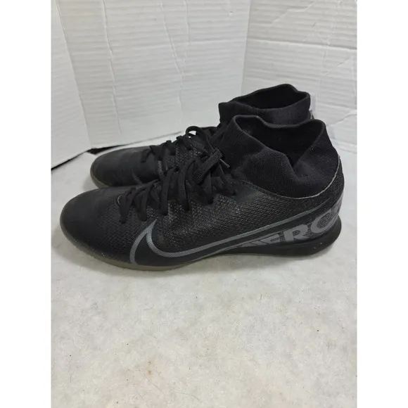 Nike AT7975 001 Superfly 7 Size 9 Academy IC Unisex Indoor Soccer Shoes Black