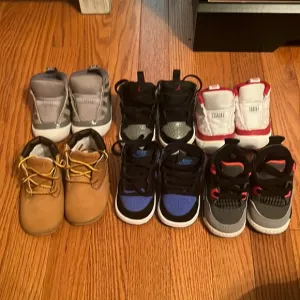 Nike Baby Walker Shoes Black and Blue