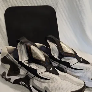 Nike Black and White Athletic Shoes with Bold Accents