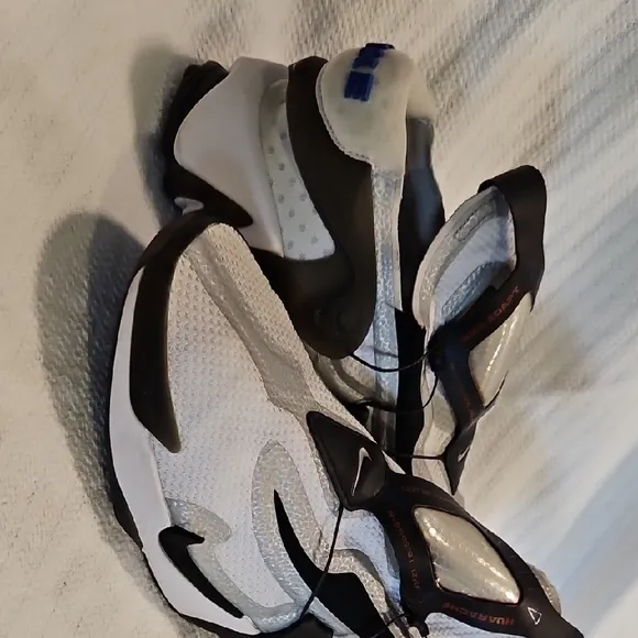 Nike Black and White Athletic Shoes with Bold Accents