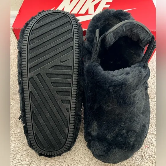 Nike Calm Mule Slide Black Athletic Slides Slippers