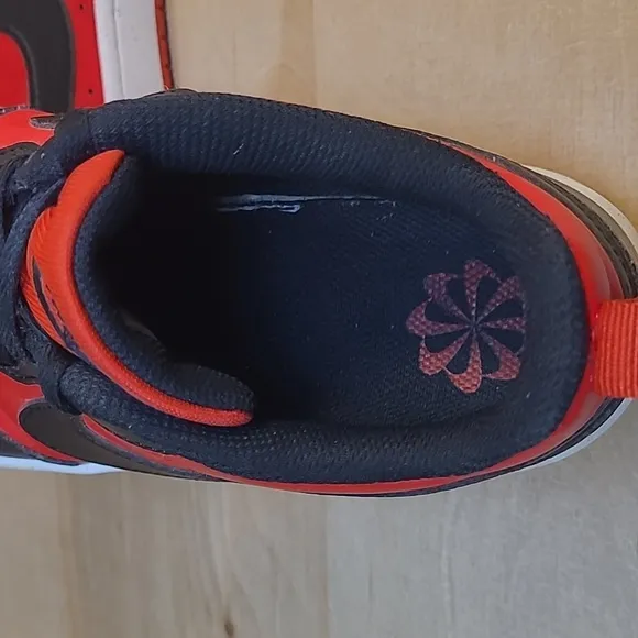 Nike Court Borough Low Red Black Youth Sneakers