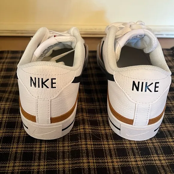 Nike court  sneaker, Men's White and Black Sneakers