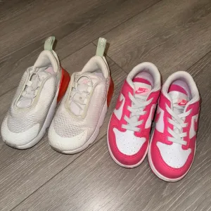 Nike dunk low and air max Girls shoes - Pink and White