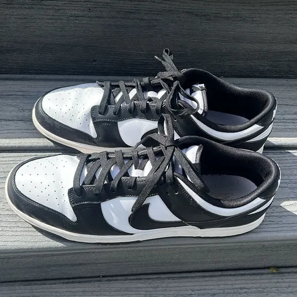 Nike Dunk low Panda Men's Black and White Sneakers in men’s size 14 good condn