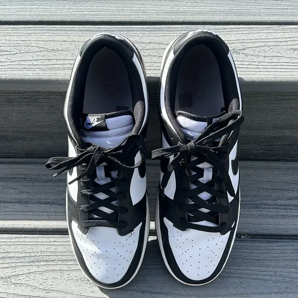 Nike Dunk low Panda Men's Black and White Sneakers in men’s size 14 good condn