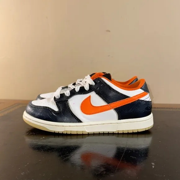 Nike Dunk Low PRM Halloween Black Orange DM0088-100 Big Kids Boys Size 1Y