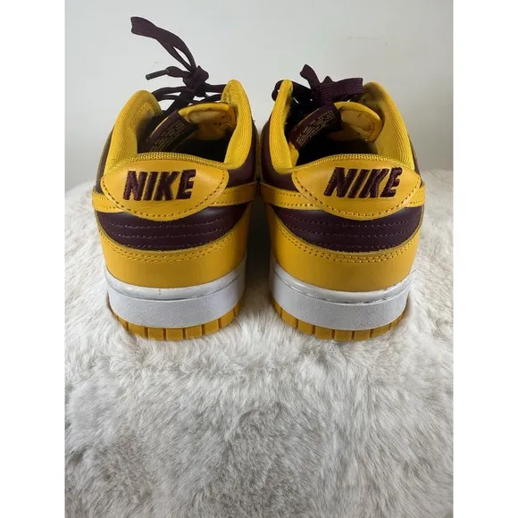 Nike Dunk Low Retro Arizona State Yellow Bordeaux Lightly Used Men's Size 11