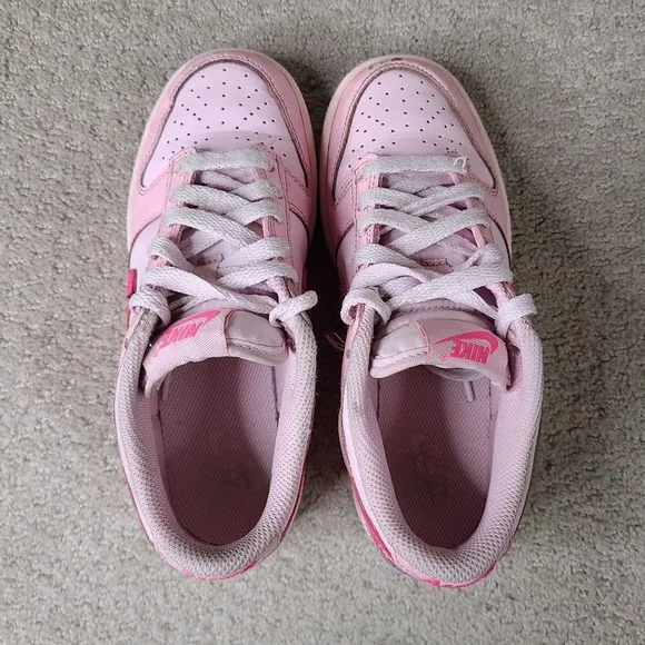 Nike Dunk Triple Pink GS Size 3.5Y Womens 5 Barbie Shoes Sneakers DH9765-600